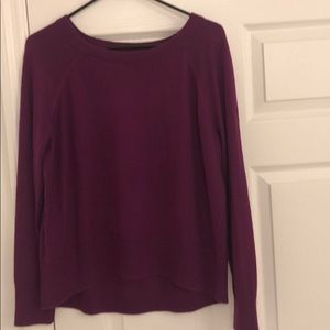 Lou & Grey NWOT purple pullover sweater. M